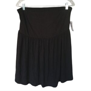 Torrid NWT Super Soft Jersey Knit Solid Black Tube Top Size 0